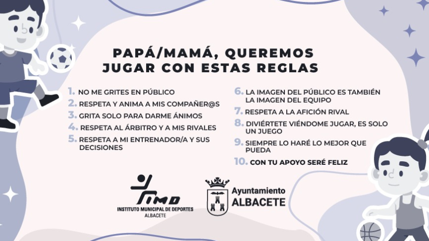 PAPÁ/MAMÁ QUEREMOS JUGAR CON ESTAS REGLAS